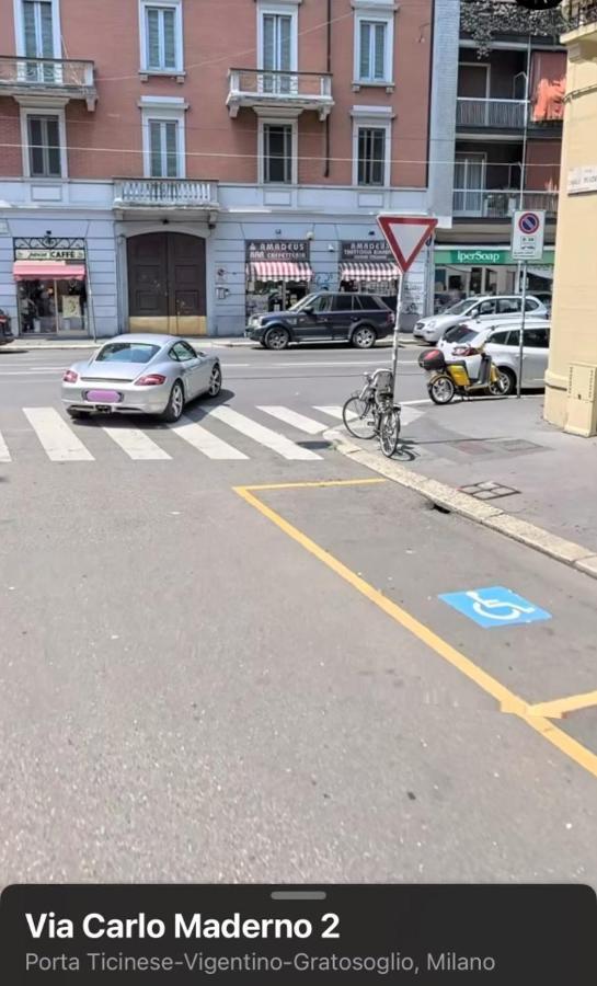 Apartmán Prestigioso Trilocale Sui Navigli Con A/C & Wi-Fi Milán Exteriér fotografie